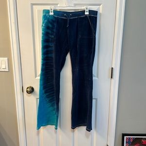 Women's Bella brand Tie Dye blue sweatpants size Large